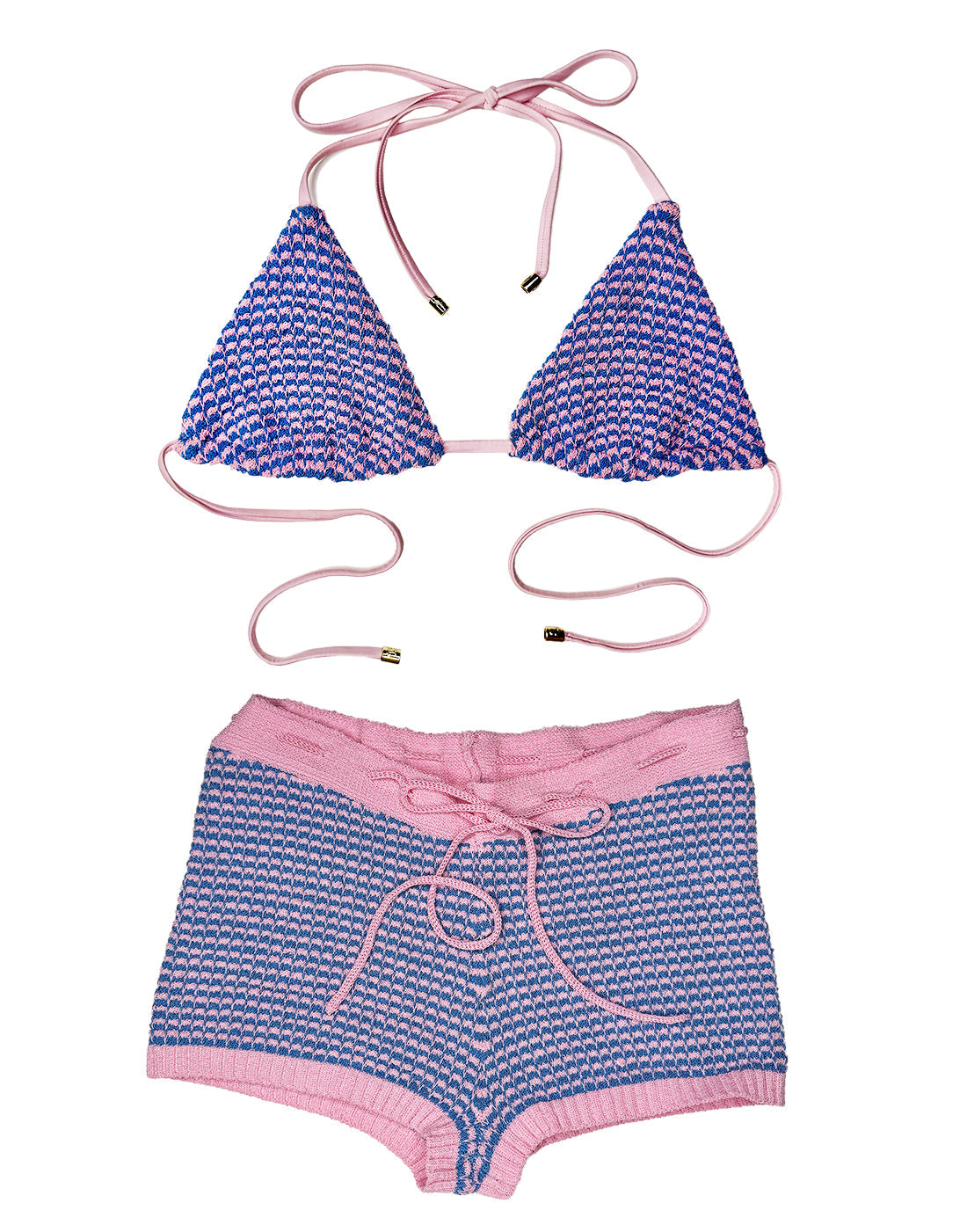 London Short - Pink/Blue | Beach Bunny Swimwear
