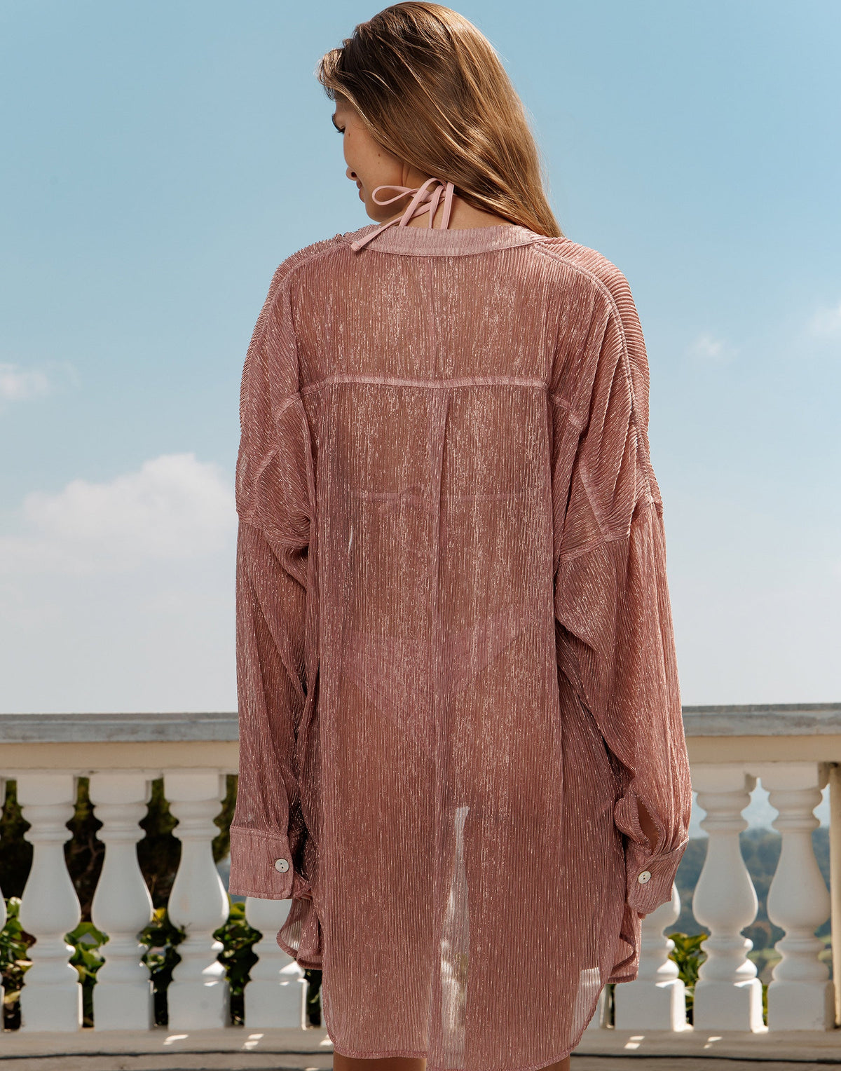 SICILY SHIRT - BLUSH | Beach Bunny Swimwear