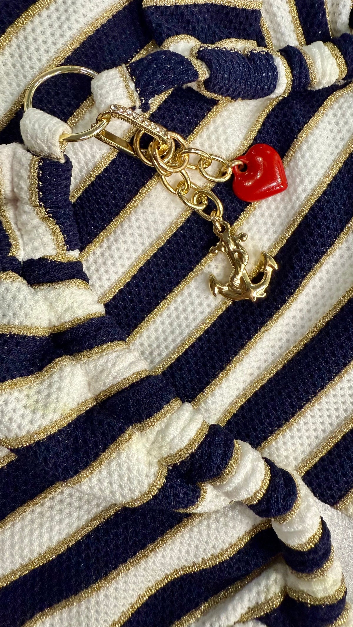 Anchor Bikini Charm - Gold | Beach Bunny Swimwear