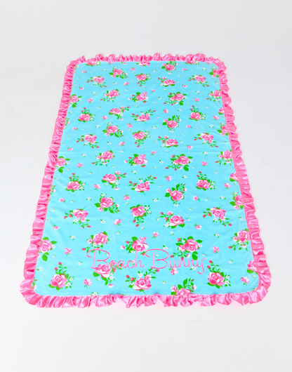 Sky Blue Garden Towel | Beach Bunny Swimwear