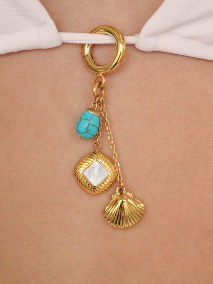 Golden Shore Bikini Charm by Ettika | Beach Bunny Swimwear