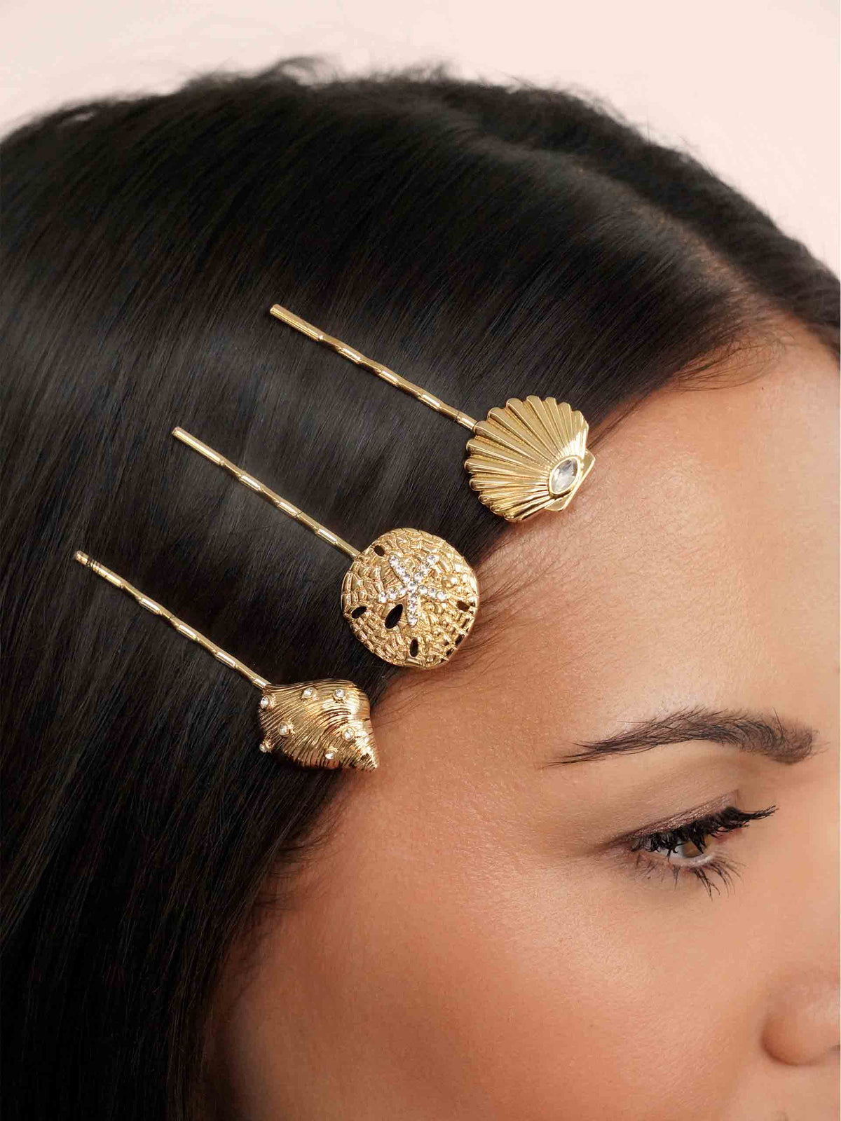 Oceanic Bobby Pin Set by Ettika | Beach Bunny Swimwear