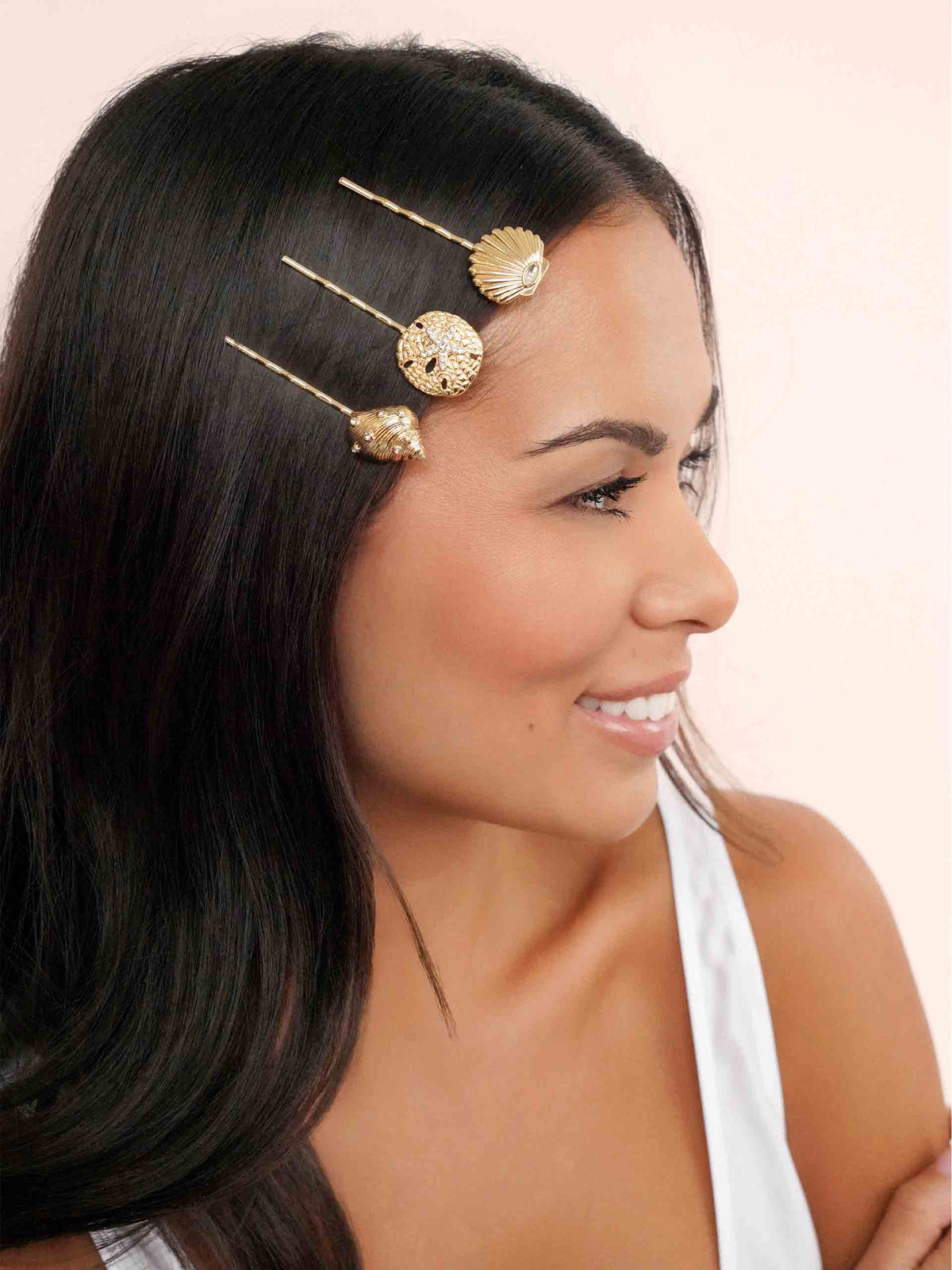 Oceanic Bobby Pin Set by Ettika | Beach Bunny Swimwear
