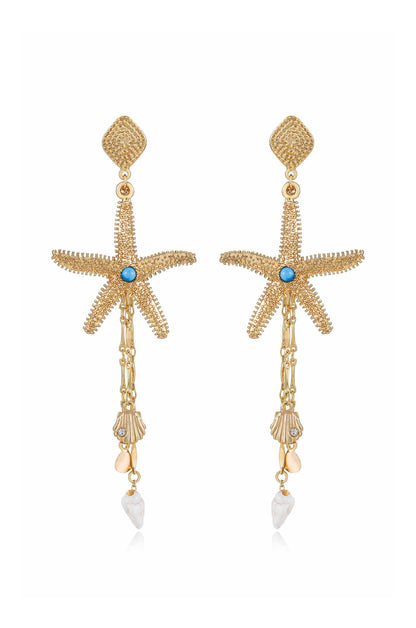 Starfish Seeker Drop Earrings | Beach Bunny Swimwear