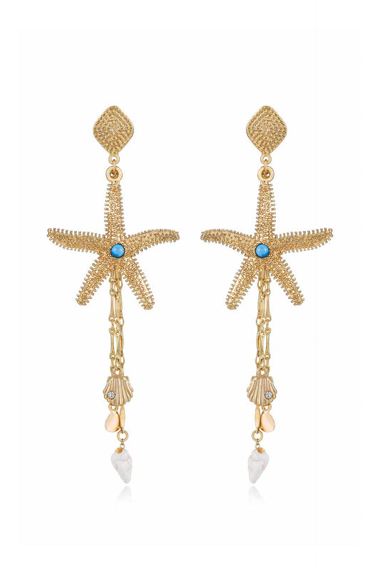 Starfish Seeker Drop Earrings | Beach Bunny Swimwear