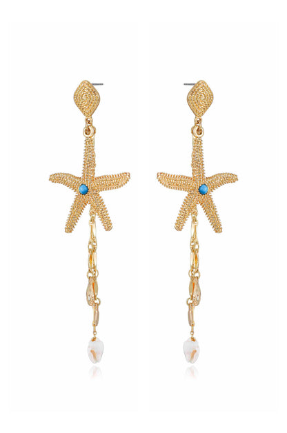 Starfish Seeker Drop Earrings | Beach Bunny Swimwear