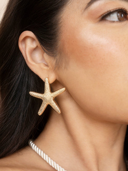 Statement Starfish Stud Earrings | Beach Bunny Swimwear