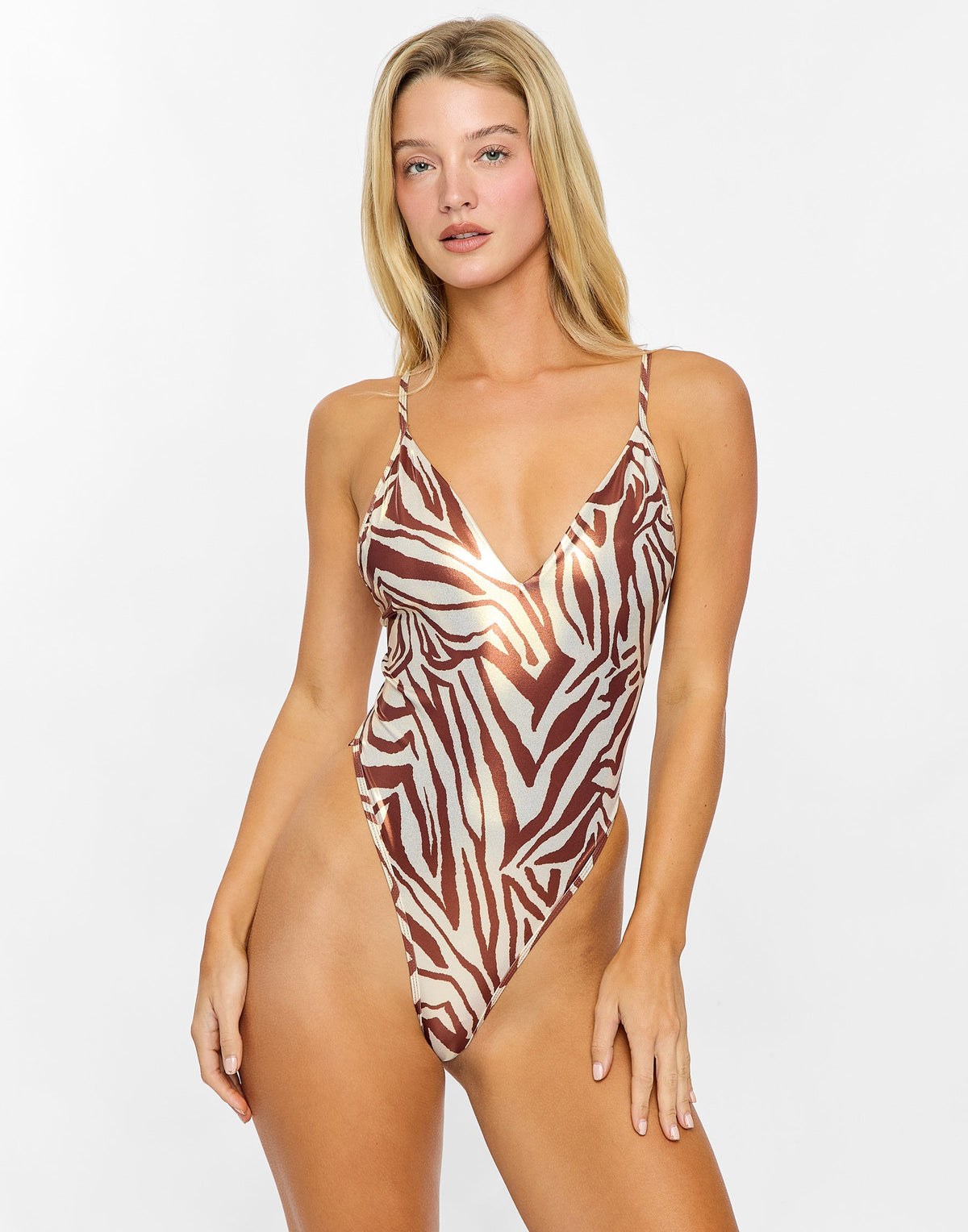 MOANA TANGO ONE PIECE - BRONZE TIGER | Beach Bunny Swimwear