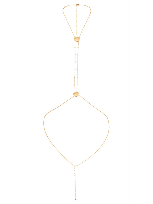 Scallop Shell Body Chain by Ettika | Beach Bunny Swimwear
