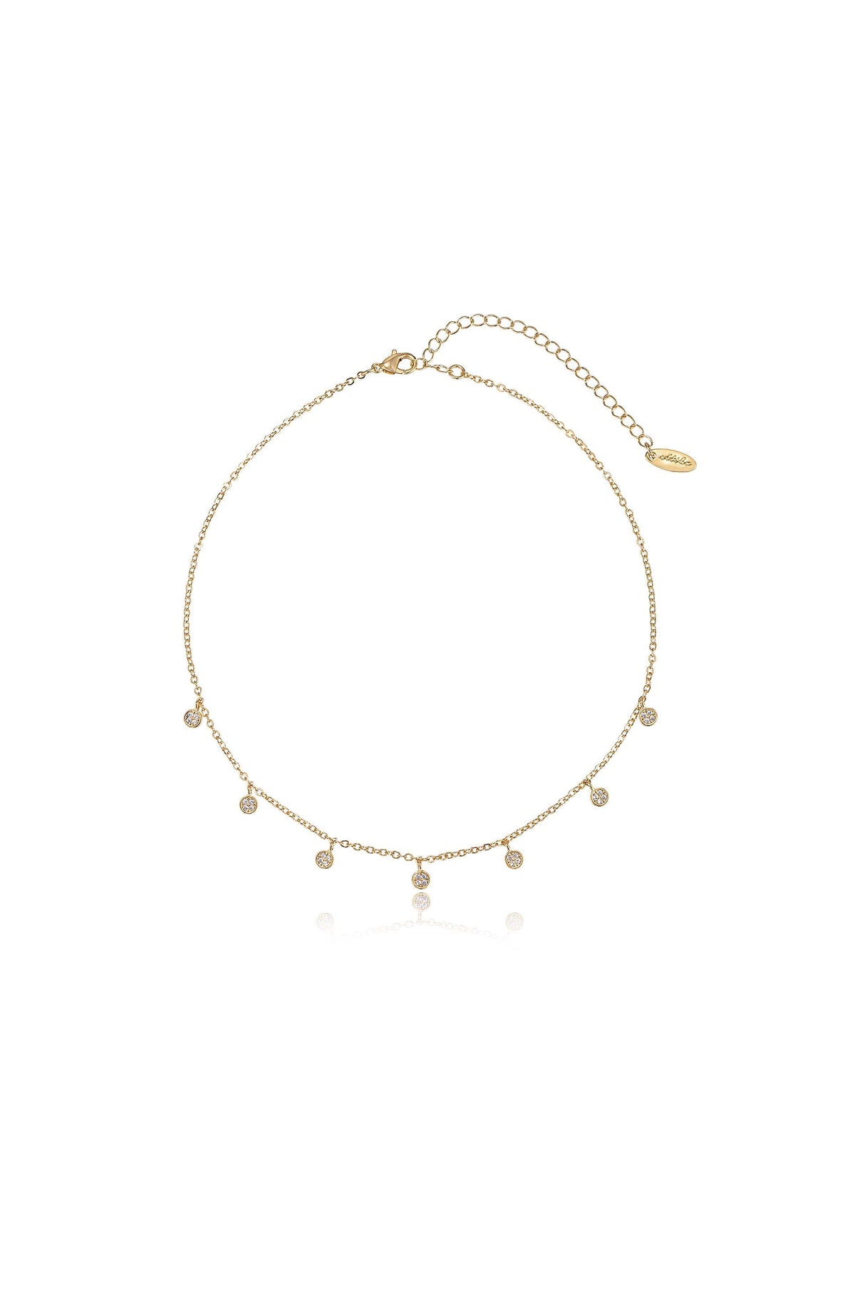 Simplistic Crystal Lariat Necklace Set by Ettika | Beach Bunny Swimwear