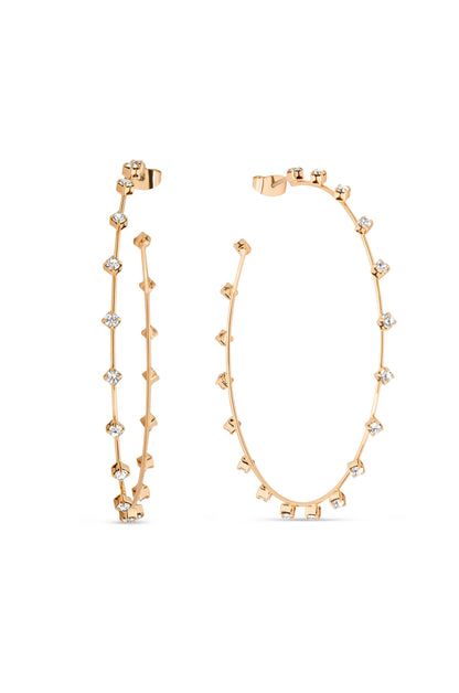 Simple Spark Crystal Hoops | Beach Bunny Swimwear