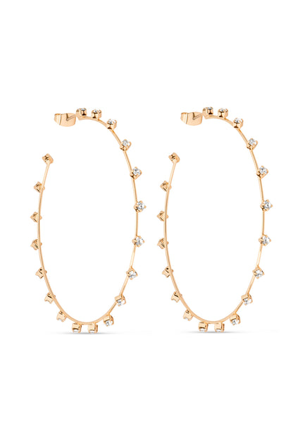 Simple Spark Crystal Hoops | Beach Bunny Swimwear