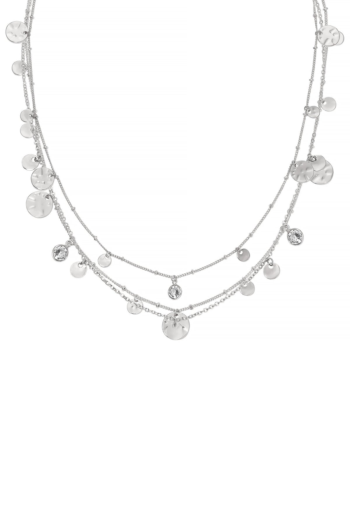 All in Layered Crystal Necklace Set by Ettika | Beach Bunny Swimwear
