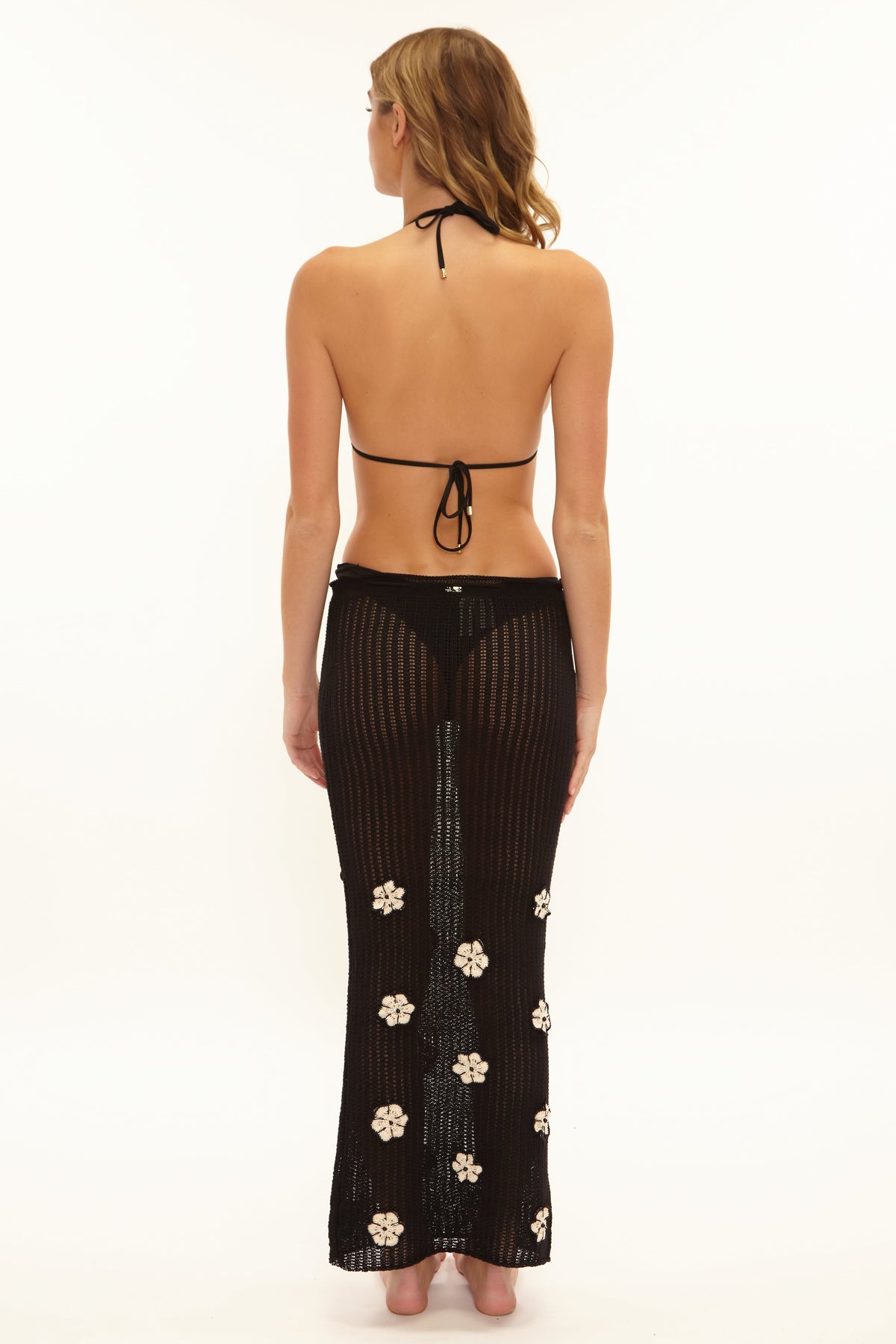 Cyrus Maxi Skirt - Black | Beach Bunny Swimwear