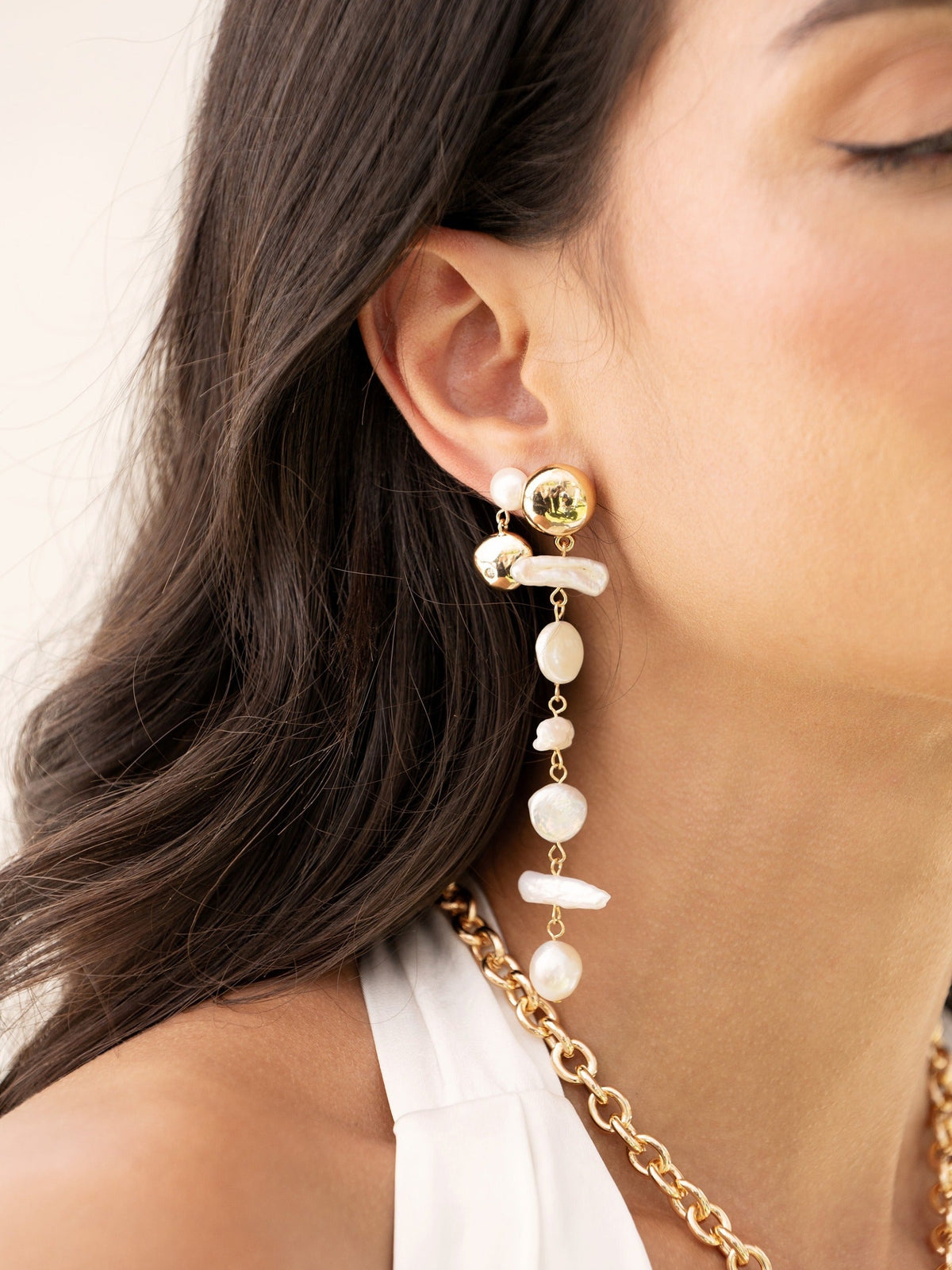 Ocean Secrets Freshwater Pearl Earrings | Beach Bunny Swimwear