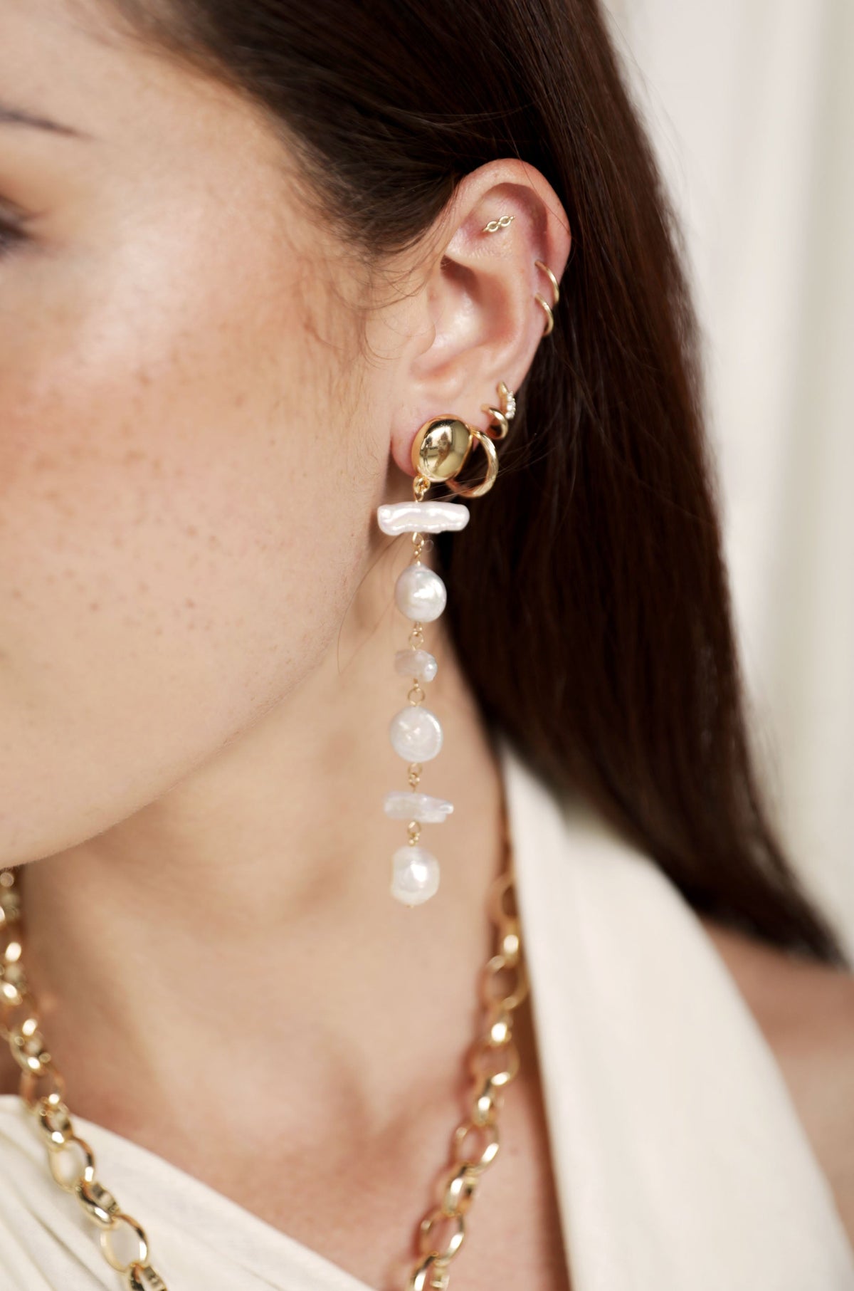 Ocean Secrets Freshwater Pearl Earrings | Beach Bunny Swimwear