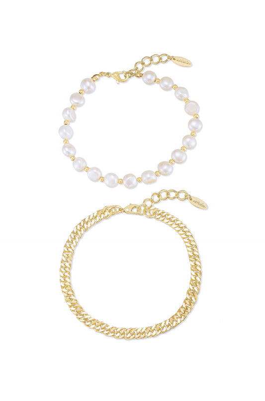 Pearl Party Anklet by Ettika | Beach Bunny Swimwear