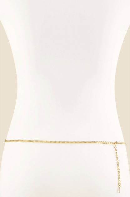Iris Crystal and Gold Body Chain by Ettika | Beach Bunny Swimwear