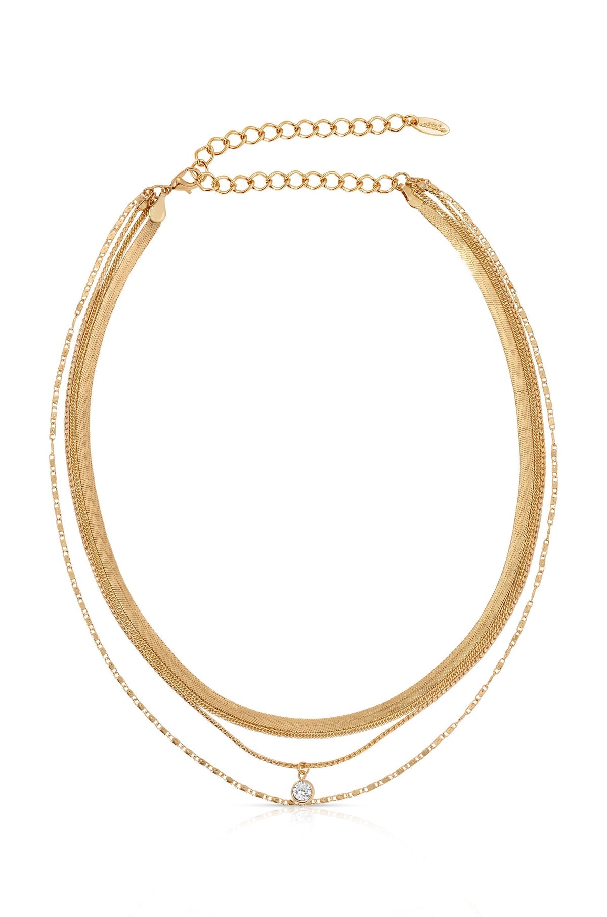 All the Chains Layered Necklace by Ettika | Beach Bunny Swimwear