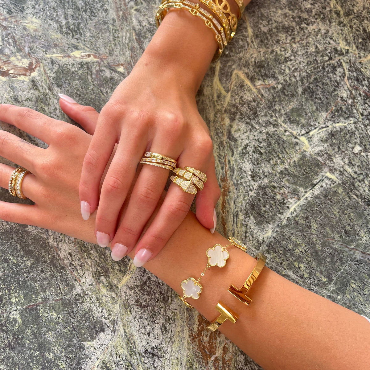 Adeline Clover Bracelet | Beach Bunny Swimwear