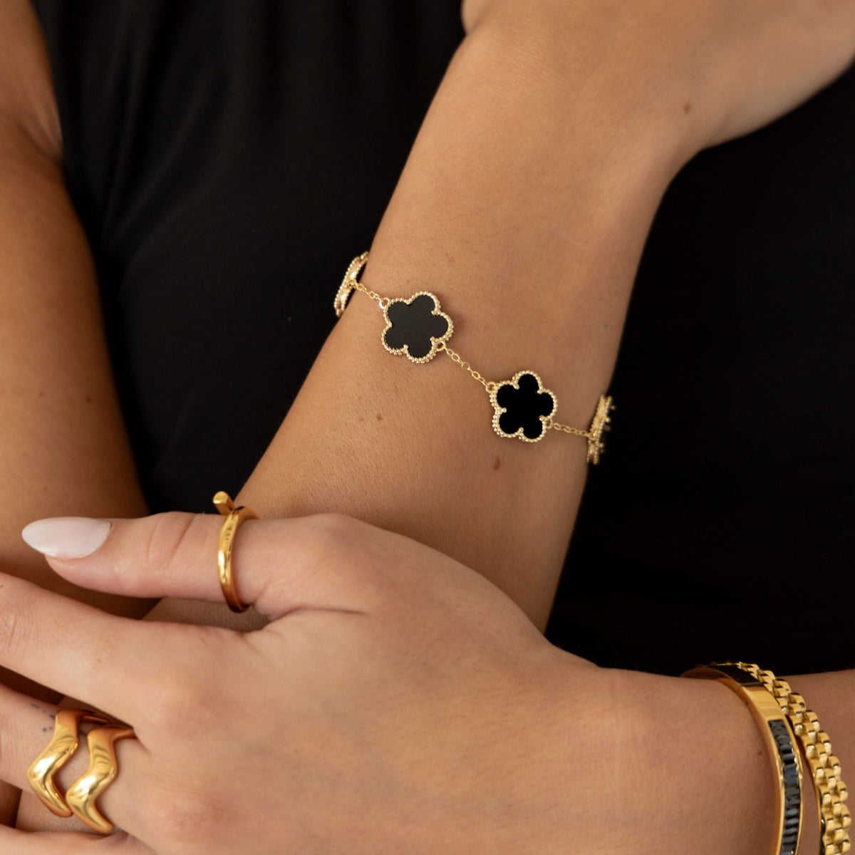 Adeline Clover Bracelet | Beach Bunny Swimwear