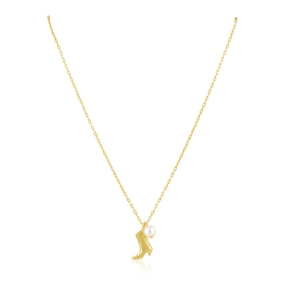 Boot N' Pearl Necklace | Beach Bunny Swimwear