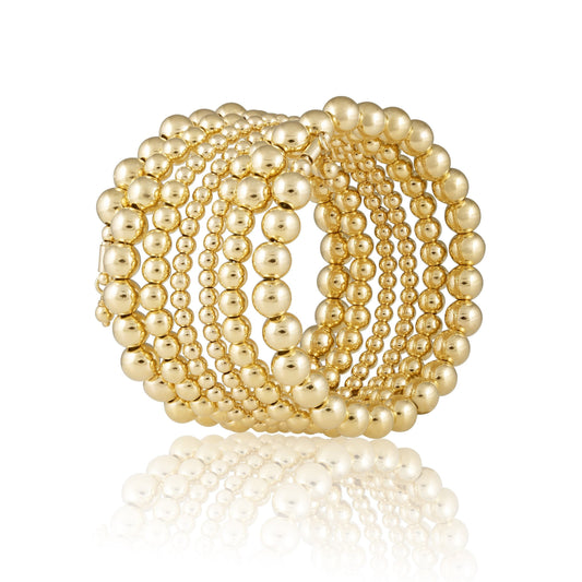 Allison Beaded Wrap Bracelet - 6 Row | Beach Bunny Swimwear