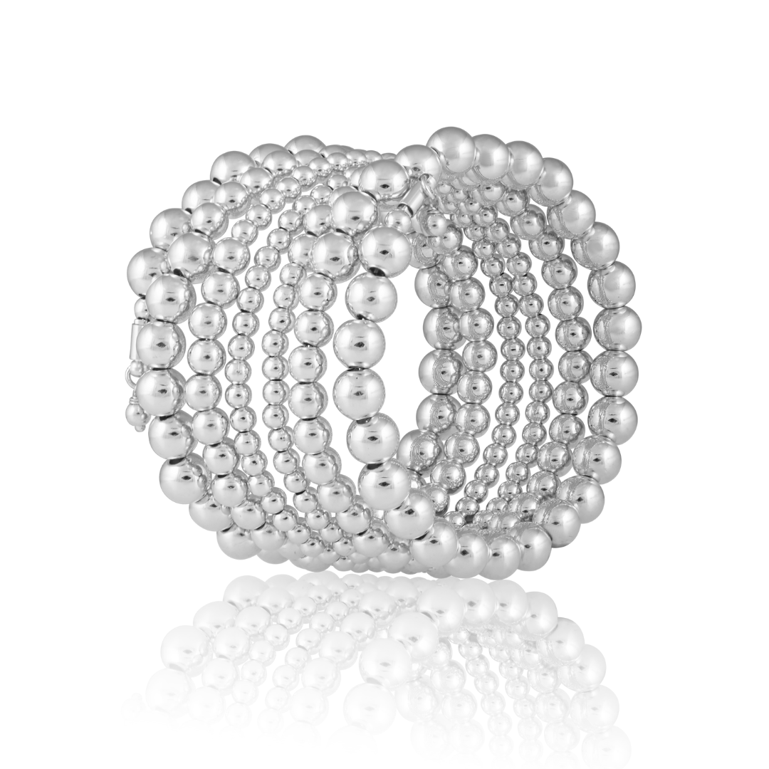 Allison Beaded Wrap Bracelet - 6 Row | Beach Bunny Swimwear