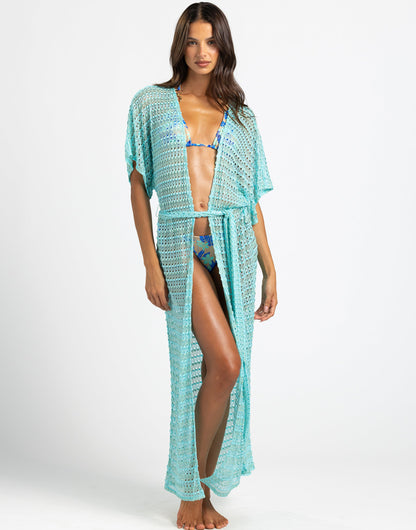 Camden Maxi Kaftan - Frozen | Beach Bunny Swimwear