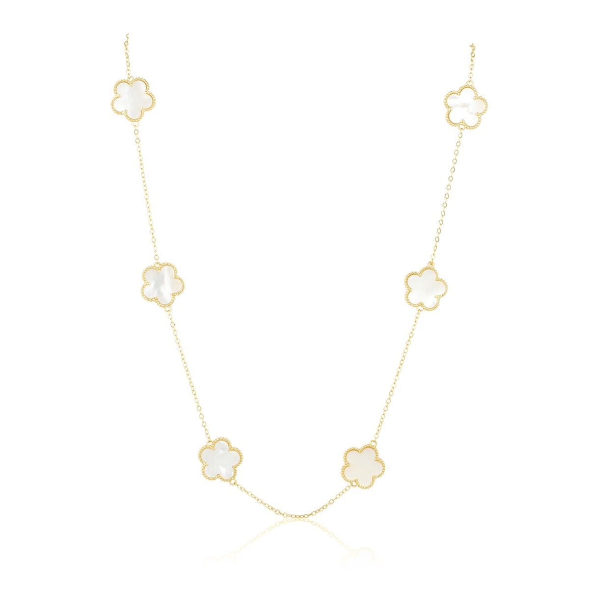 Adeline Clover Necklace | Beach Bunny Swimwear
