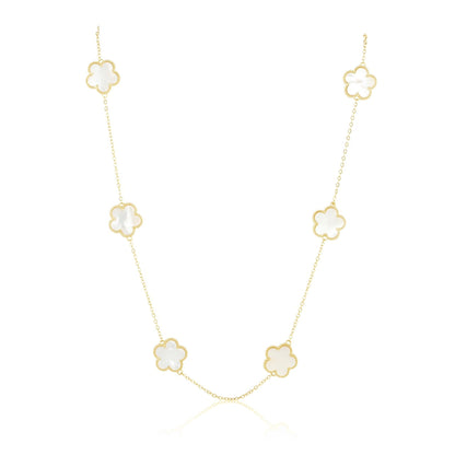 Adeline Clover Necklace | Beach Bunny Swimwear