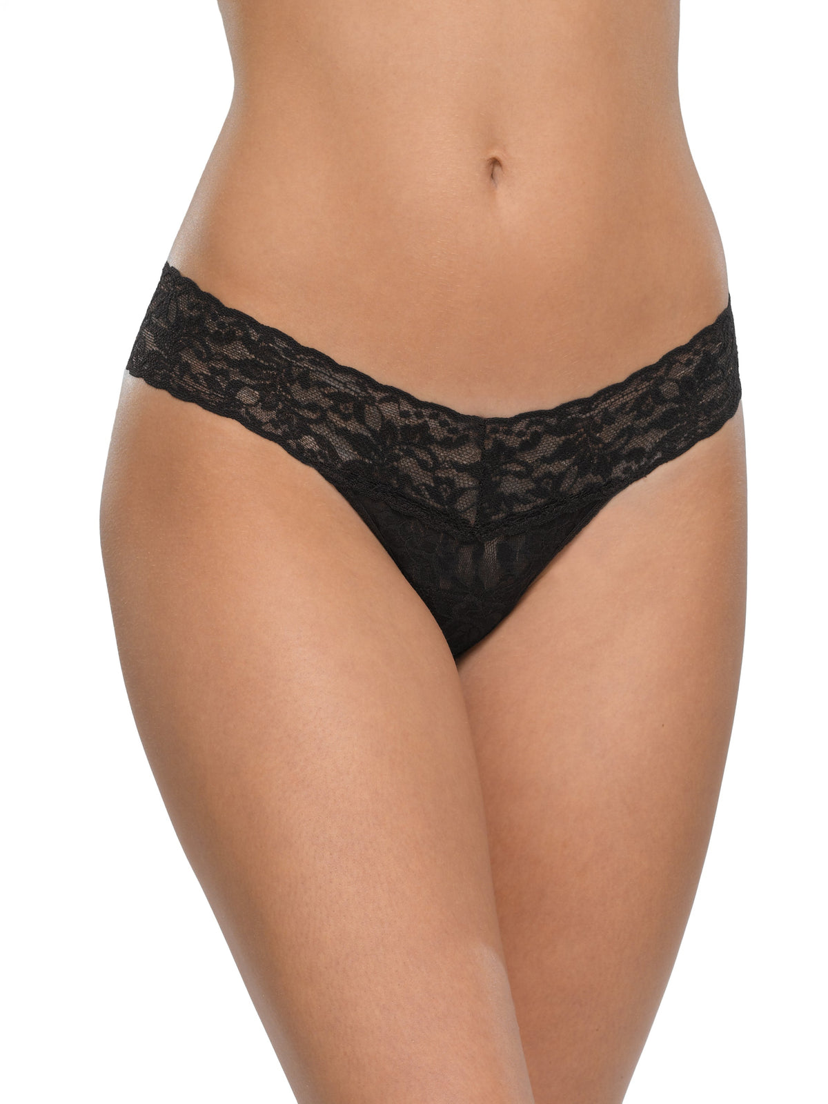3 Pack Signature Lace® Low Rise Thongs Black | Beach Bunny Swimwear