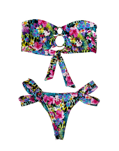 Grace Bandeau Top - Animal Print | Beach Bunny Swimwear