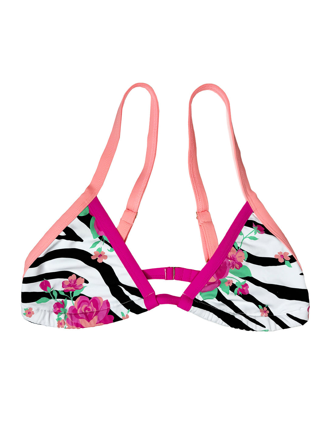Alex Micro Triangle Top - Zebra Rose | Beach Bunny Swimwear
